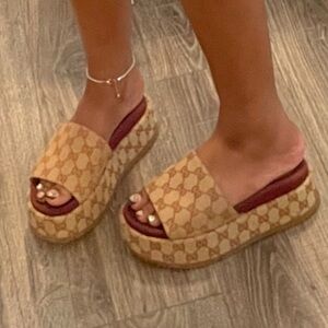 Gucci platform sandals